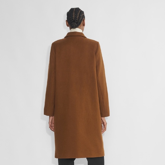 Aritzia Babaton The Stedman Coat Virgin Wool in Rich Camel - Picture 2 of 10